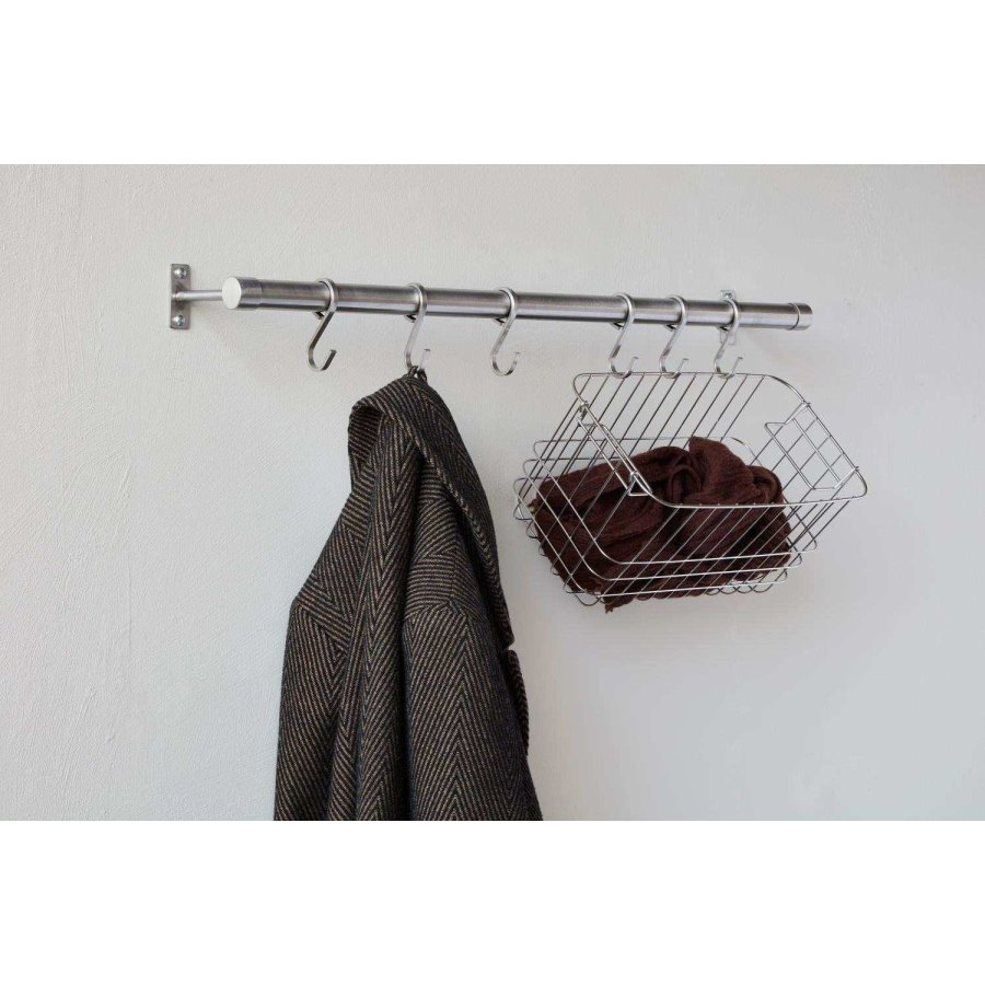 Mette Ditmer Hang-it Kleiderstange 70 cm, Geb&uuml;rsteter Stahl