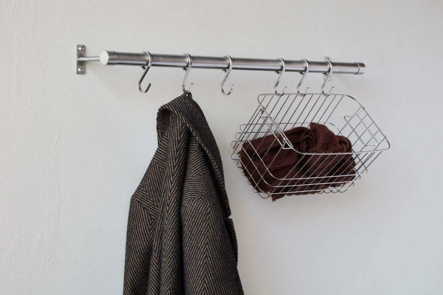 Mette Ditmer Hang-it Kleiderstange 70 cm, Geb&uuml;rsteter Stahl