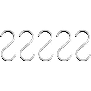 Mette Ditmer Hang-it Haken 5er Set H6,5 cm, Geb&uuml;rsteter Stahl