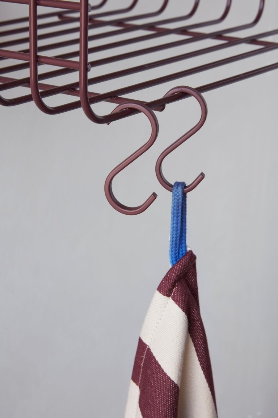 Mette Ditmer Hang-it Haken 5er Set H6,5 cm, Wine