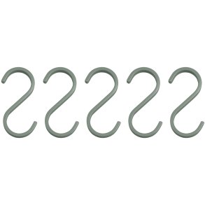 Mette Ditmer Hang-It Kleiderhaken 5er Set 6,5 cm, Thyme Green