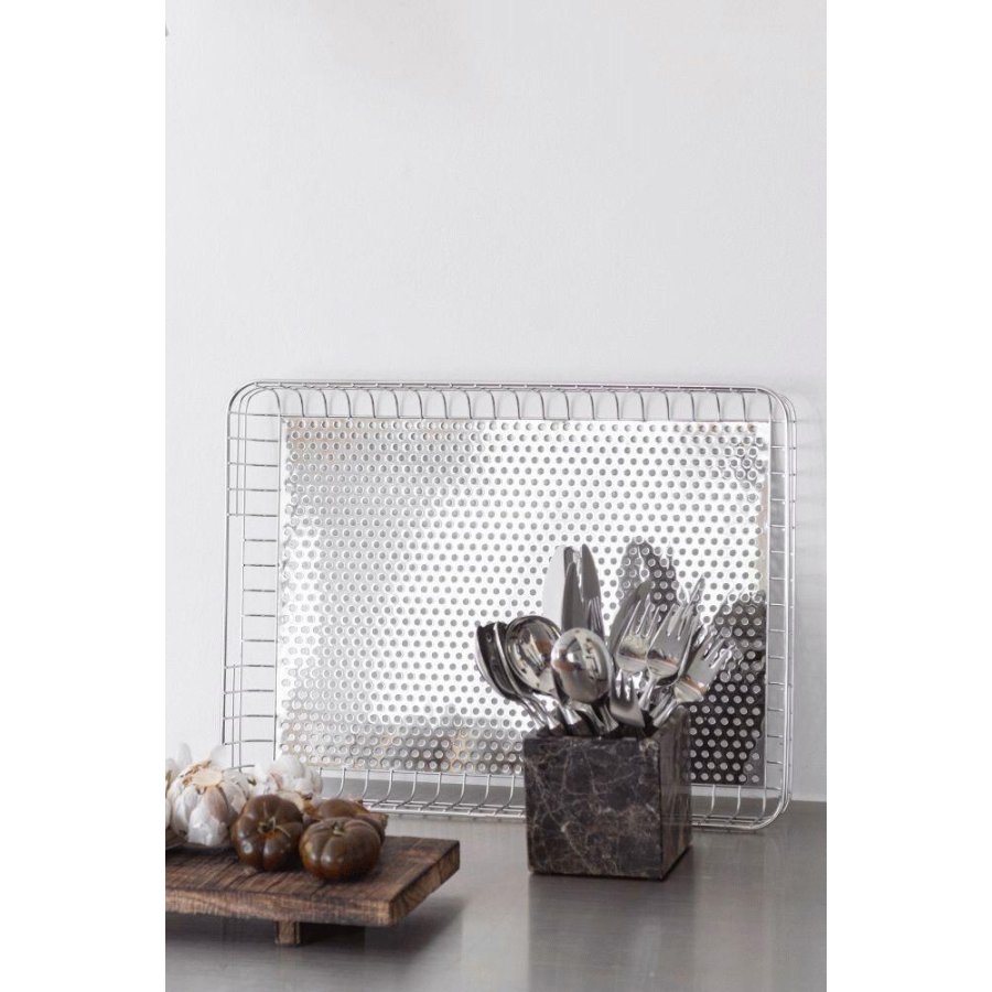 Mette Ditmer Lift Tablett 33,5×45,5cm, Chrom
