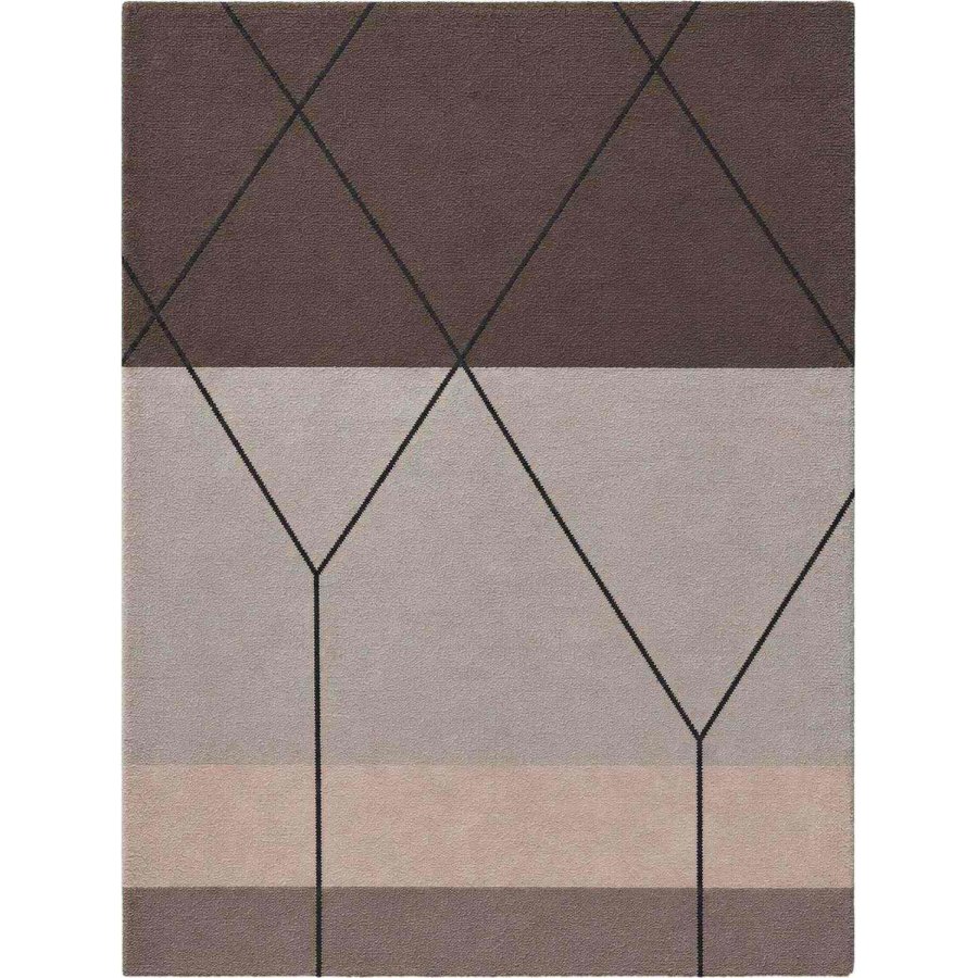 Mette Ditmer Linea Bodenmatte 55x80 cm, Braun