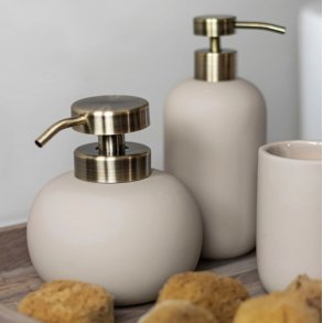 Mette Ditmer Lotus Sæbedispenser H13 cm, Sand