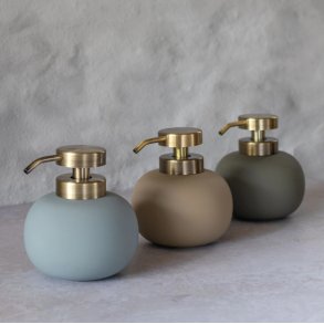 Mette Ditmer Lotus Sæbedispenser H13 cm, Frost Green