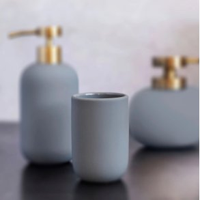 Mette Ditmer Lotus Tandbørstekrus, Frost Green