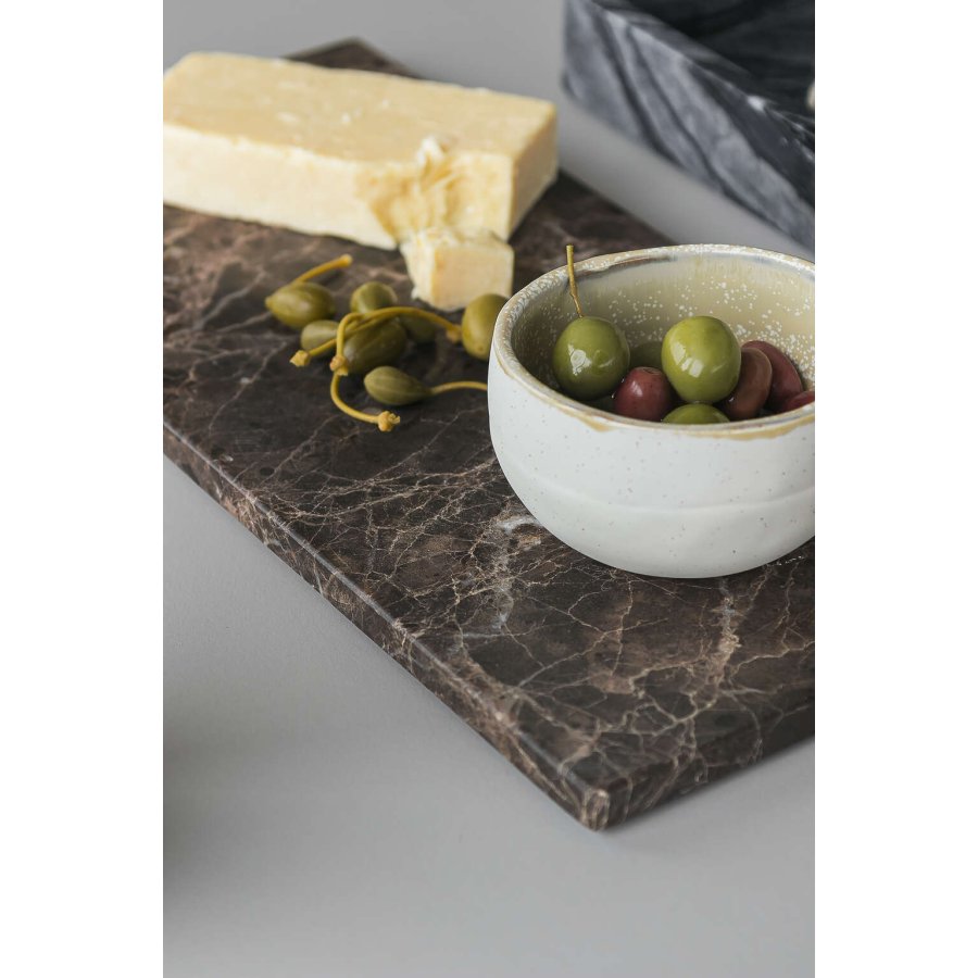 Mette Ditmer Marble Tablett 38 cm, Braun