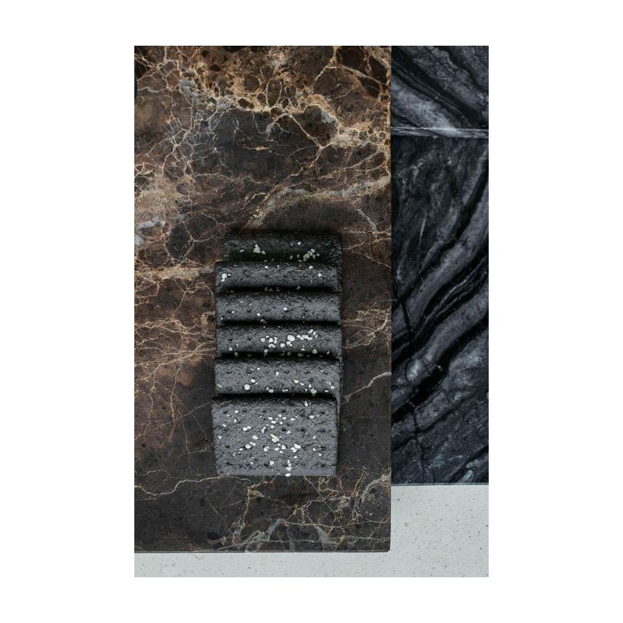 Mette Ditmer Marble Tablett 38 cm, Schwarz/Grau