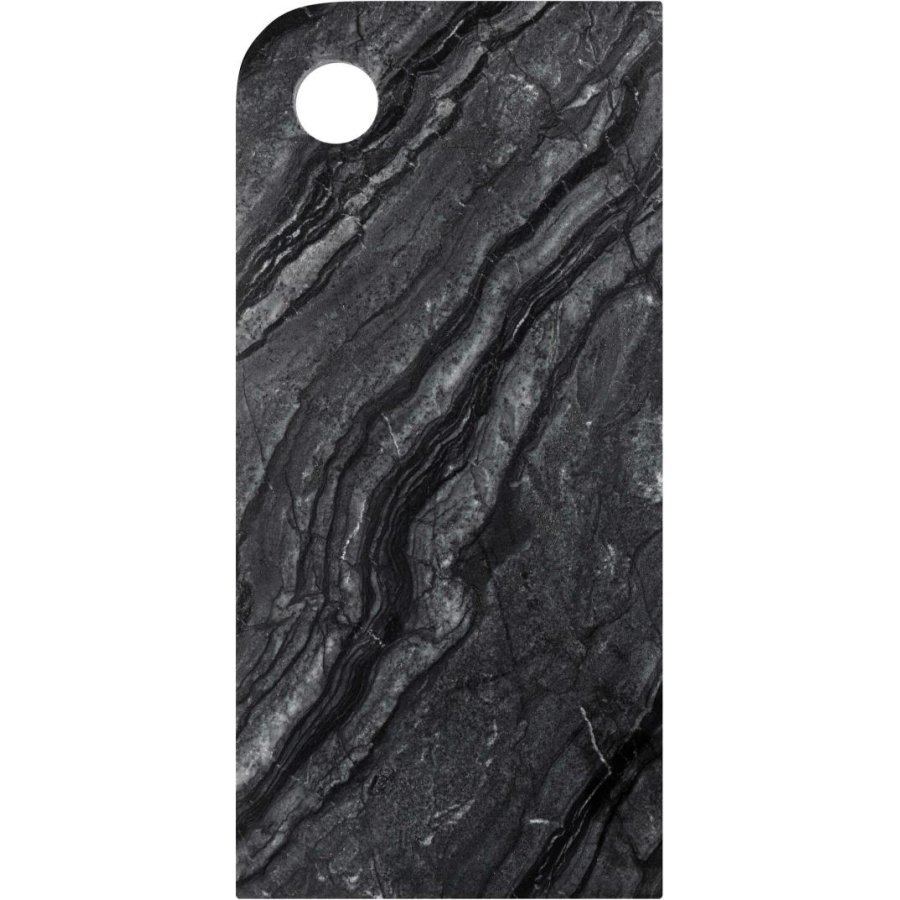 Mette Ditmer Marble Tablett 38 cm, Schwarz/Grau