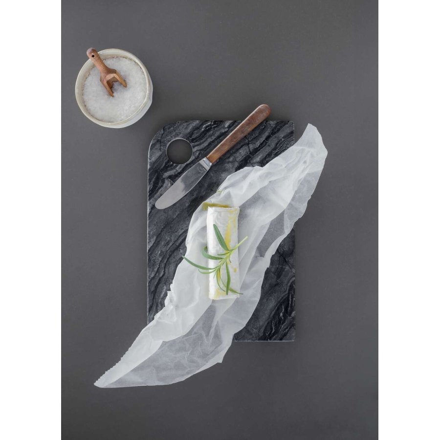 Mette Ditmer Marble Platte 30 cm, Schwarz/Grau