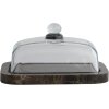 Mette Ditmer Marble Sm�rboks 19,5 cm, Brun