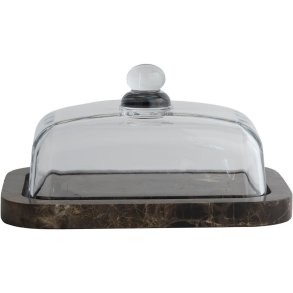 Mette Ditmer Marble Sm�rboks 19,5 cm, Brun