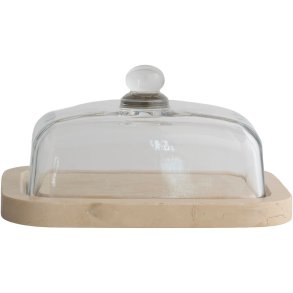 Mette Ditmer Marble Sm�rboks 19,5 cm, Sand