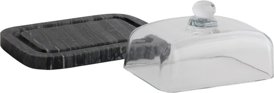 Mette Ditmer Marble Sm�rboks 19,5 cm, Sort/Gr�