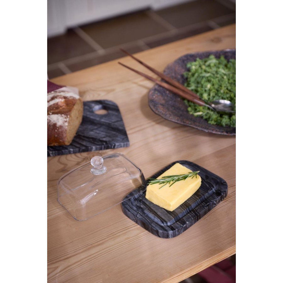 Mette Ditmer Marble Sm�rboks 19,5 cm, Sort/Gr�