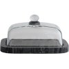 Mette Ditmer Marble Sm�rboks 19,5 cm, Sort/Gr�