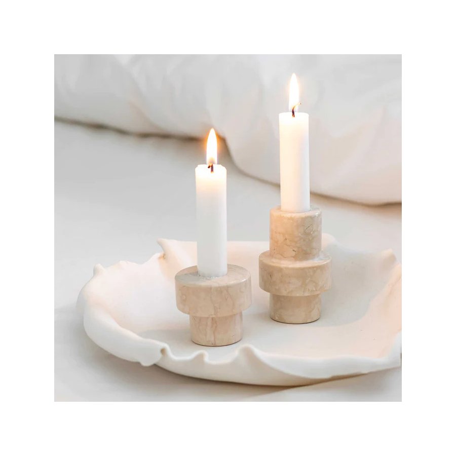 Mette Ditmer Marble Kerzenstnder H7 cm, Sand