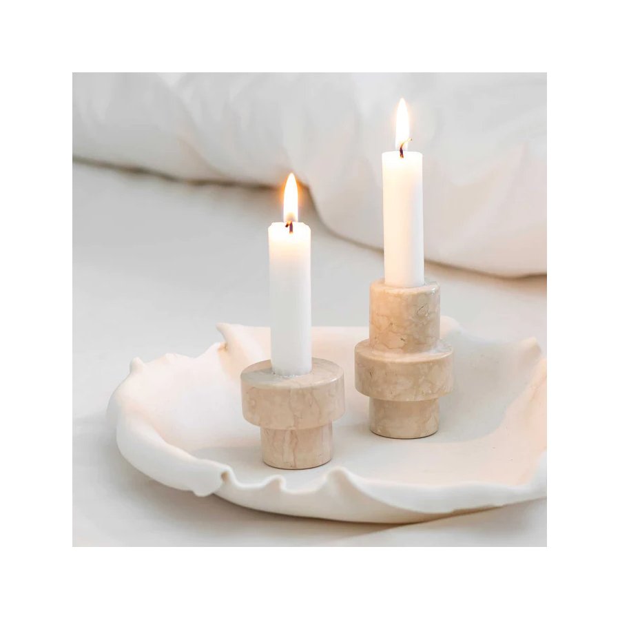 Mette Ditmer Marble Kerzenstnder H5 cm, Sand