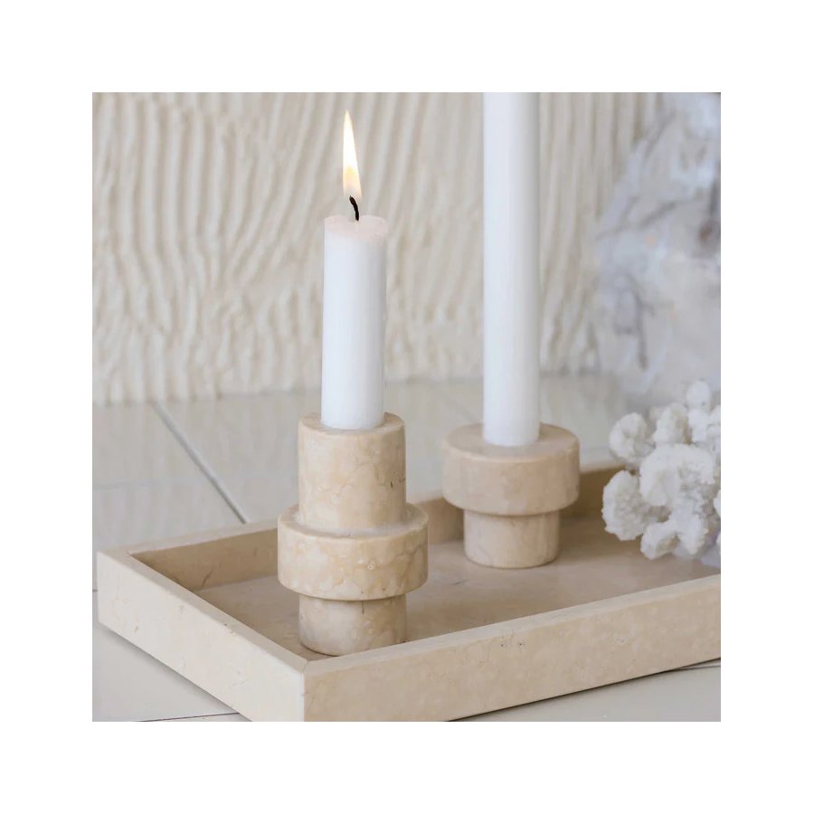 Mette Ditmer Marble Kerzenstnder H5 cm, Sand