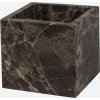 Mette Ditmer Marble Cube 8,5 cm, Braun