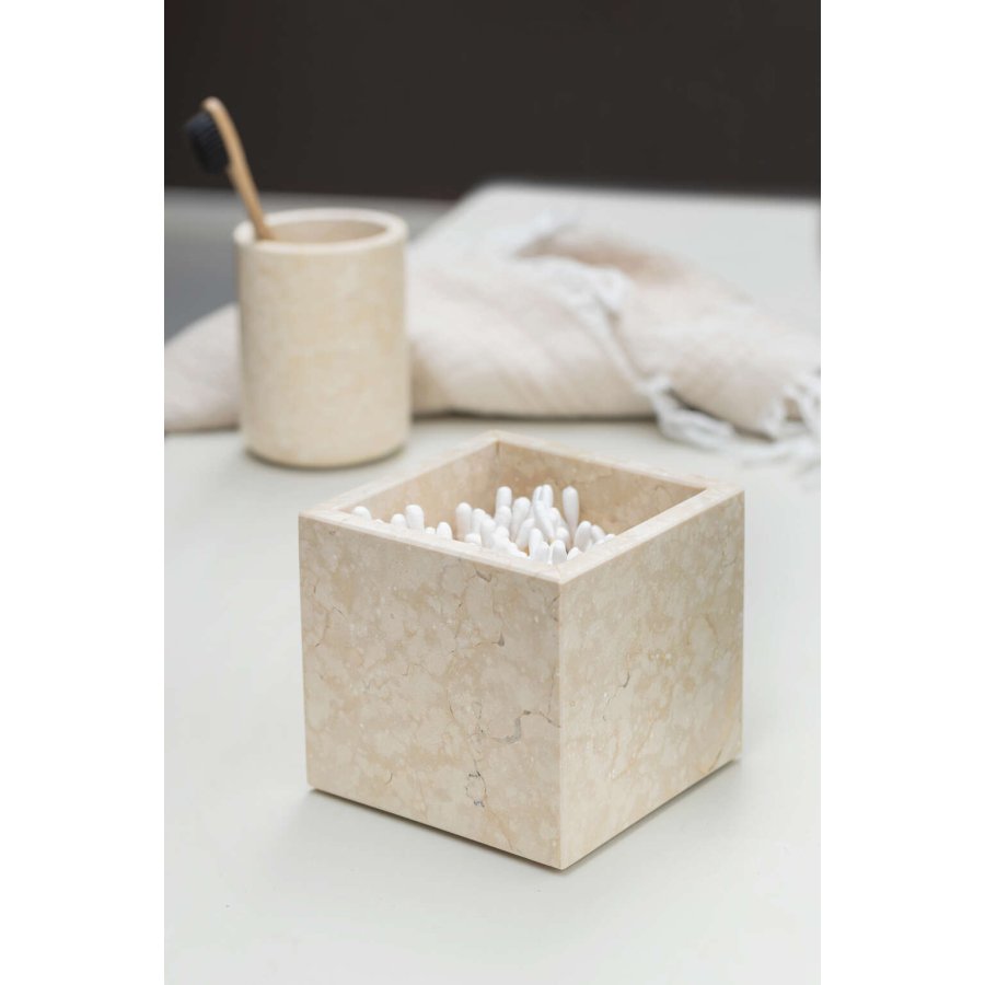 Mette Ditmer Marble Cube 8,5 cm, Sand