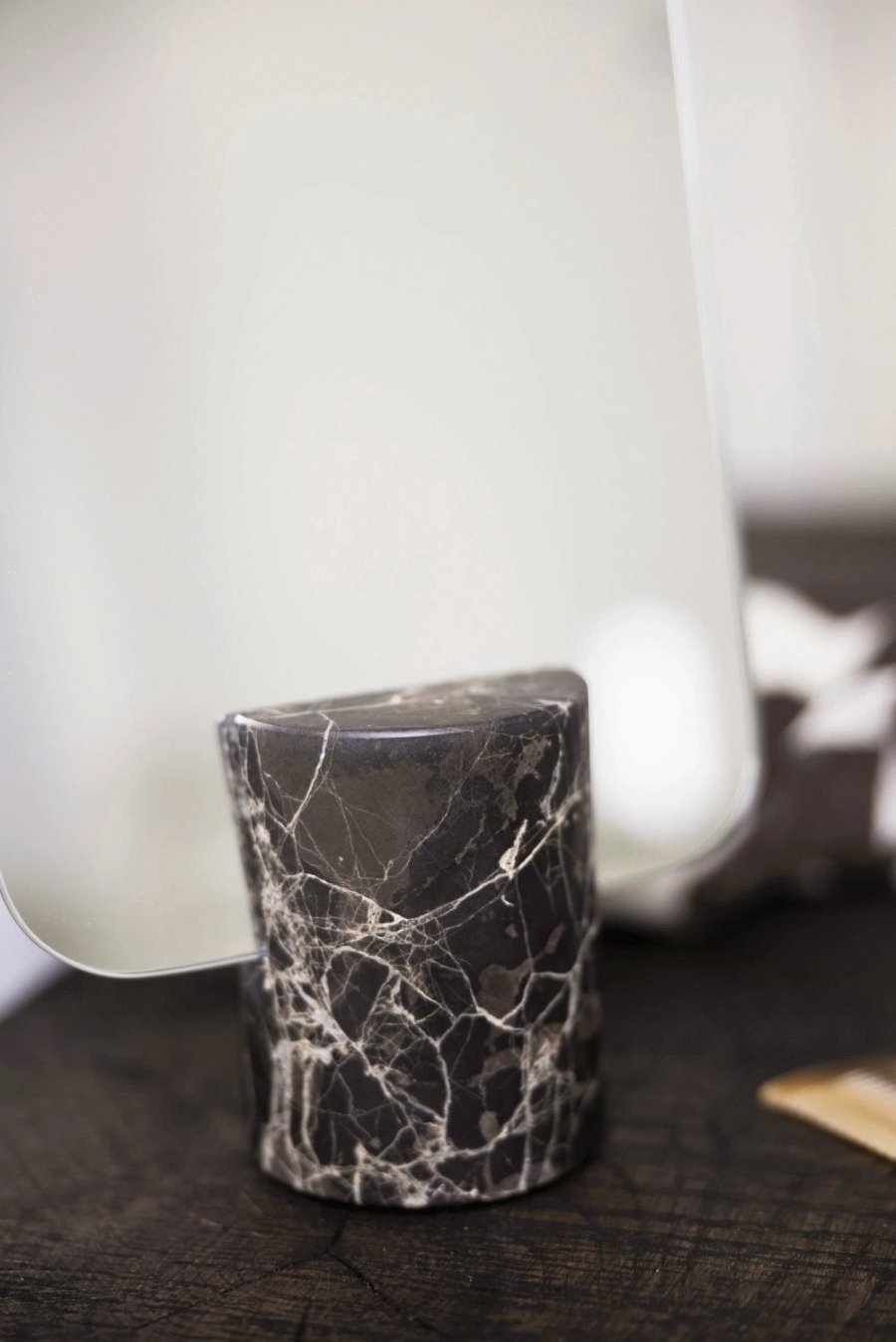 Mette Ditmer Marble Spejl 30x18 cm, Brun