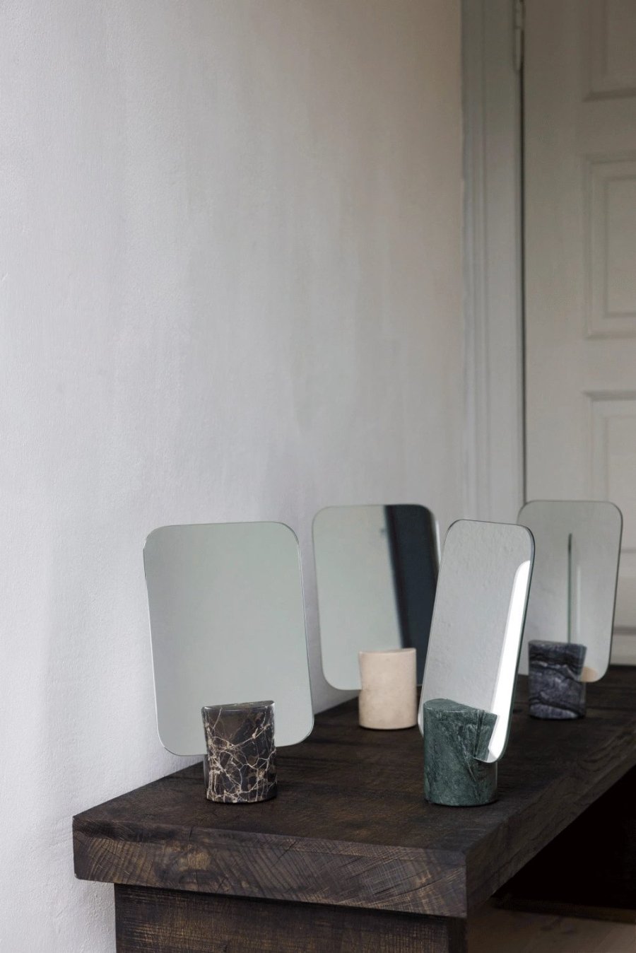 Mette Ditmer Marble Spejl 30x18 cm, Dark Forest