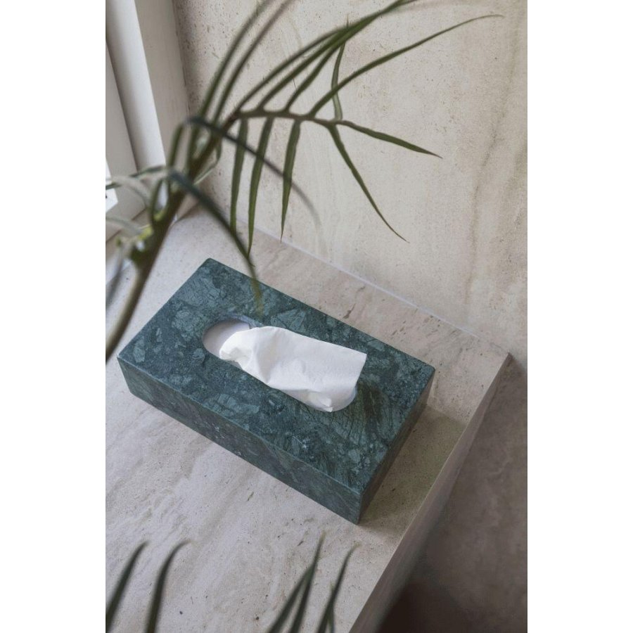 Mette Ditmer Marble Serviettenbox, Dark Forest