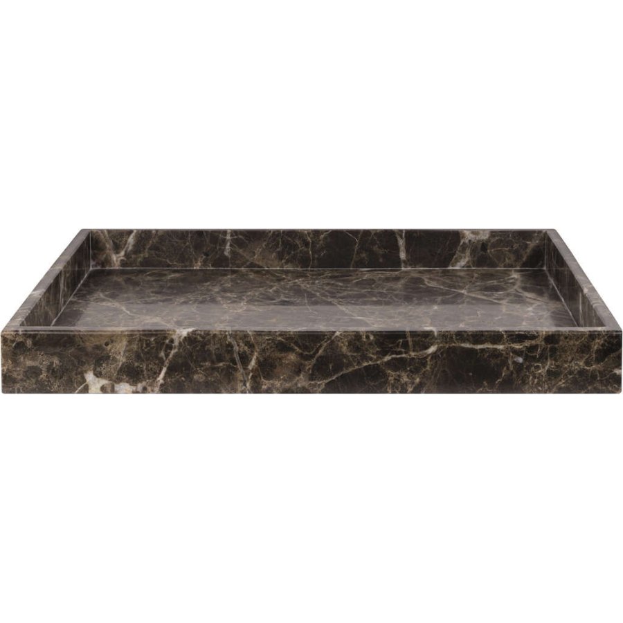 Mette Ditmer Marble Tablett 40 cm, Braun