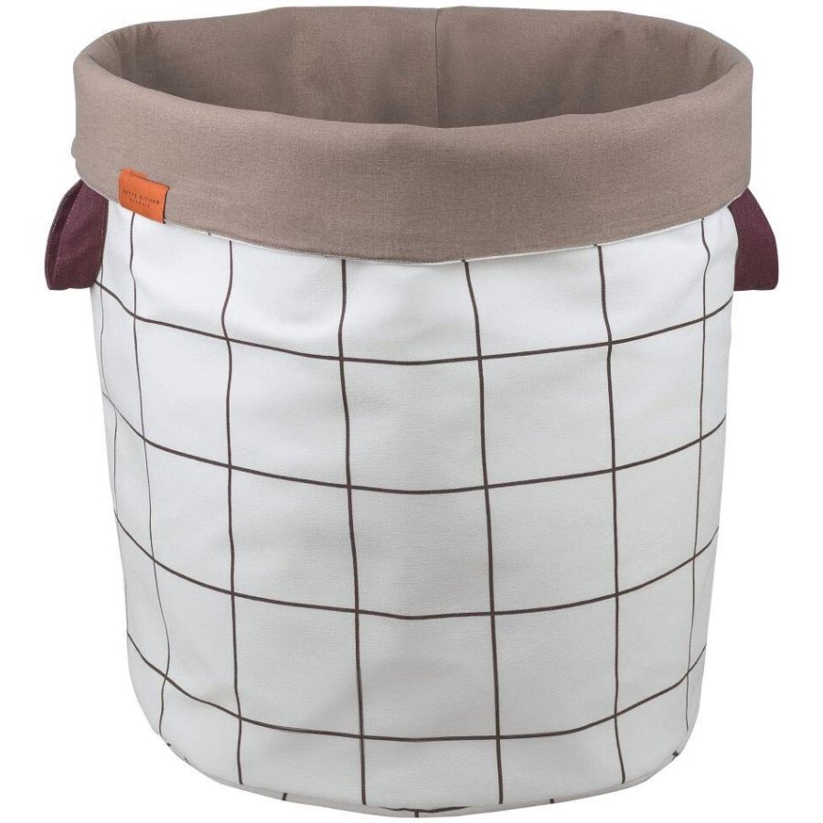Mette Ditmer Mesh Wäschekorb H50cm, Brun/Off-White