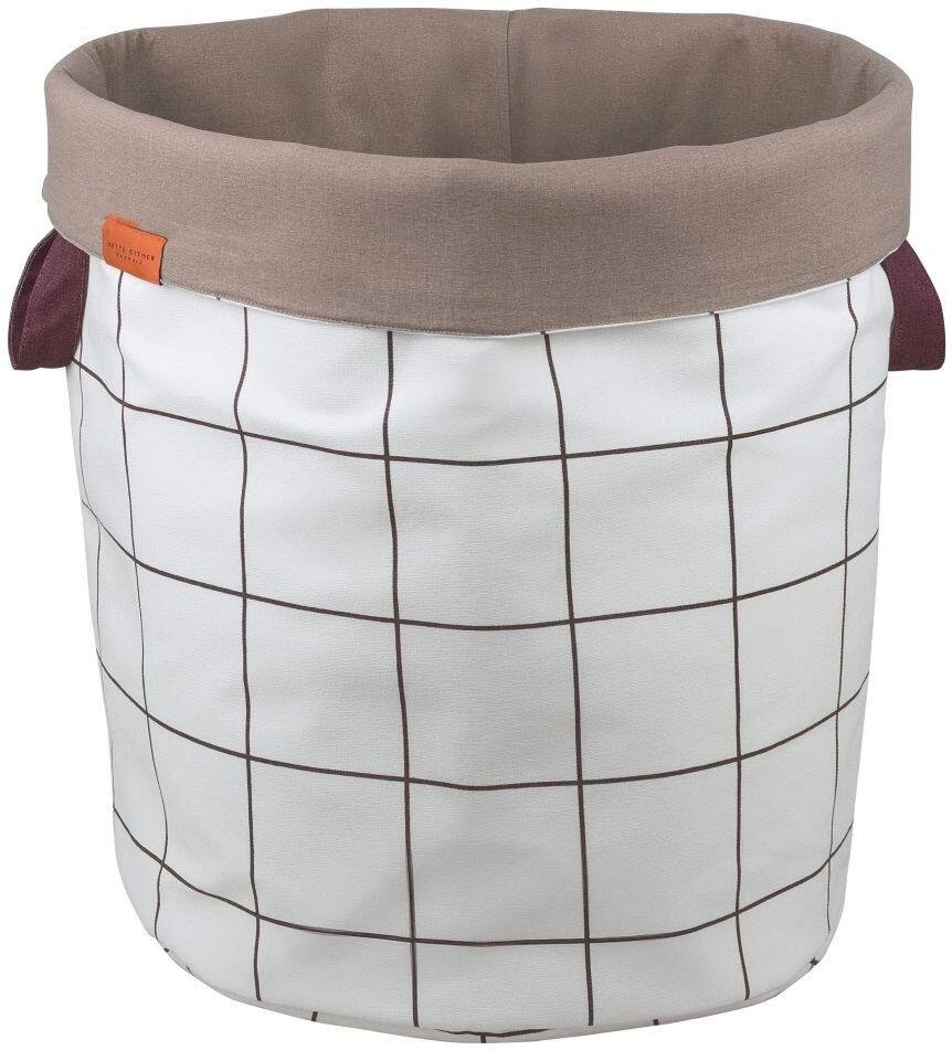 Mette Ditmer Mesh Wäschekorb H50cm, Brun/Off-White
