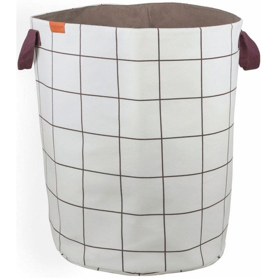 Mette Ditmer Mesh Wäschekorb H50cm, Brun/Off-White