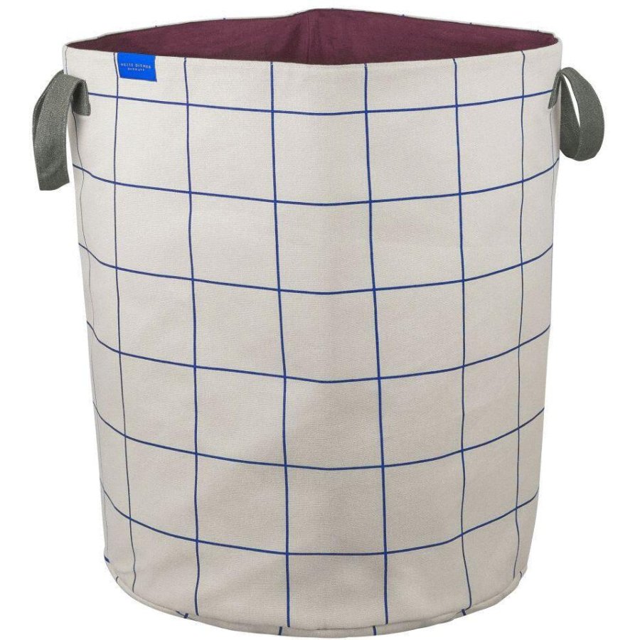 Mette Ditmer Mesh Wäschekorb H50cm, Cobalt/Sand