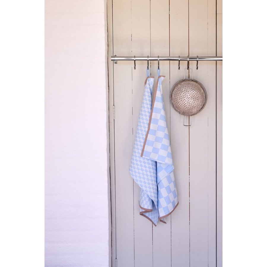 Mette Ditmer Mini-max Viskestykke 2 stk. 50x70 cm, Light Blue