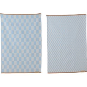 Mette Ditmer Mini-max Viskestykke 2 stk. 50x70 cm, Light Blue