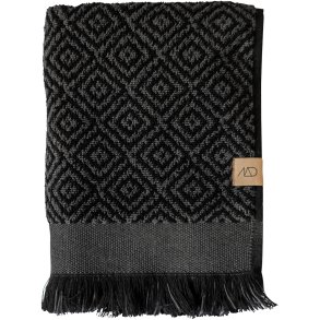 Mette Ditmer Morocco Håndklæde 2 stk. 35x60 cm, Black/Grey