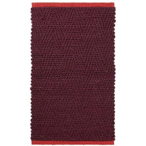Mette Ditmer Notes Teppich 5080cm, Weinrot
