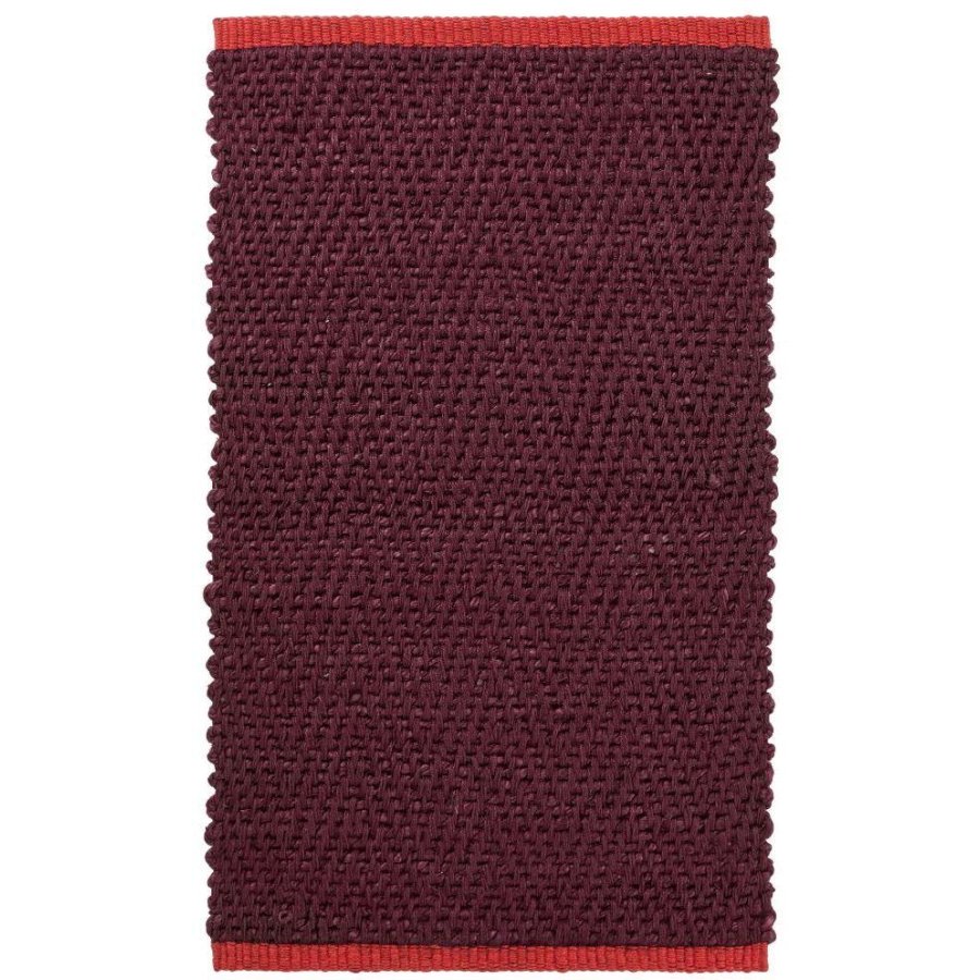Mette Ditmer Notes Teppich 50×80cm, Weinrot