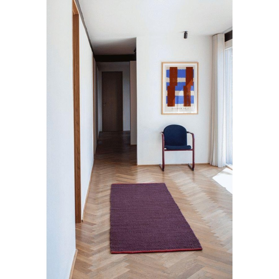 Mette Ditmer Notes Läufer 80×245cm, Weinrot