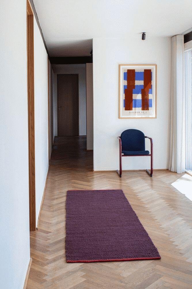 Mette Ditmer Notes Läufer 80×245cm, Weinrot