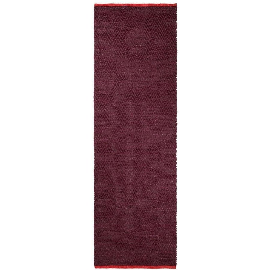 Mette Ditmer Notes Läufer 80×245cm, Weinrot