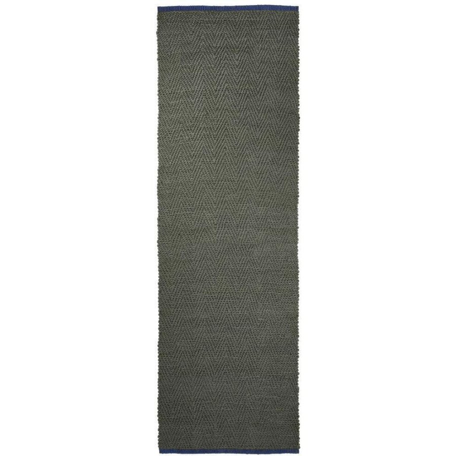 Mette Ditmer Notes Läufer 80×245cm, Dunkeloliv