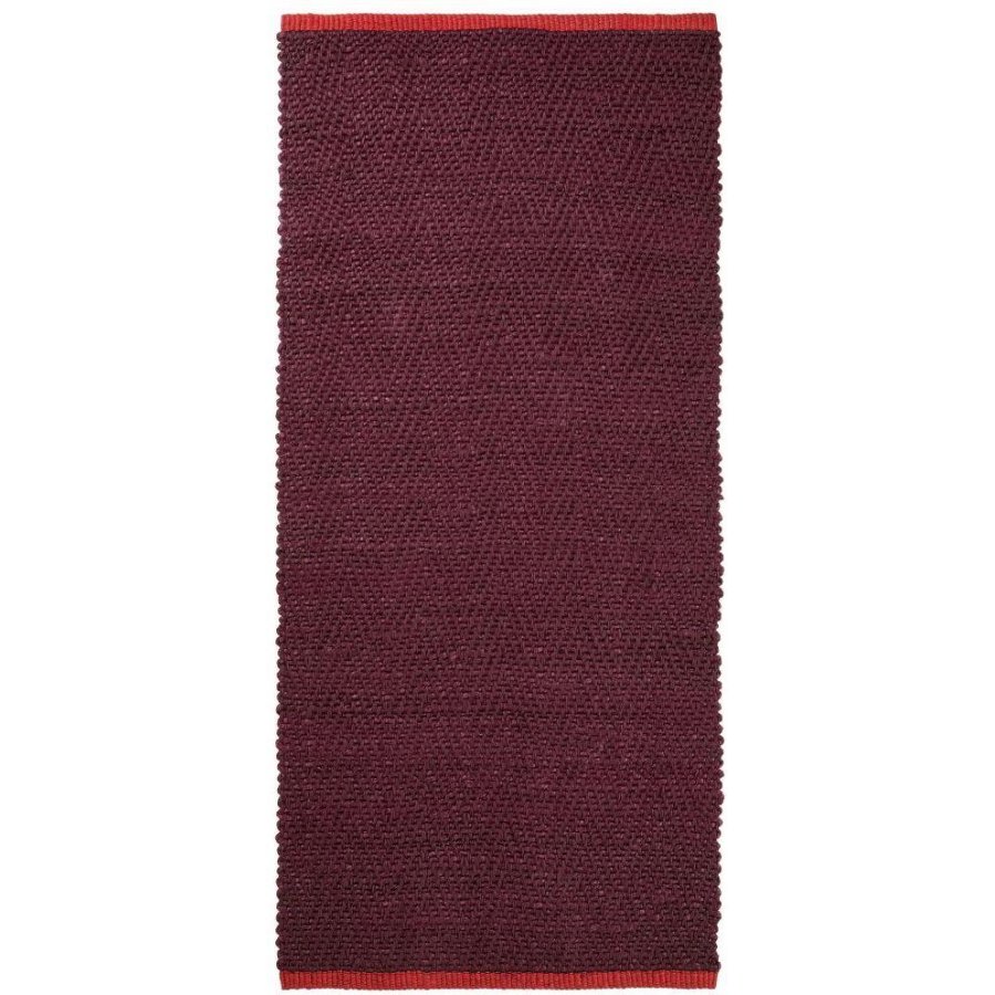 Mette Ditmer Notes Teppich 70×150cm, Weinrot