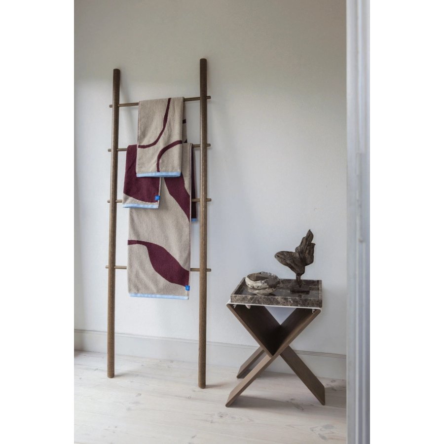 Mette Ditmer Nova Arte H�ndkl�de 2 stk. 50x90 cm, Wine/Sand