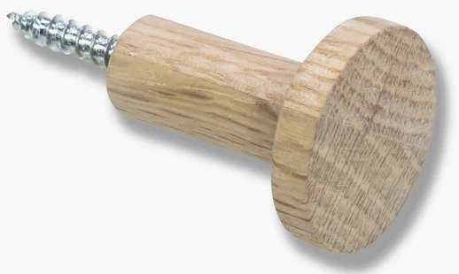 Mette Ditmer Point Haken 2er Set,  3,3 cm, Natural