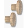 Mette Ditmer Point Haken 2er Set,  3,3 cm, Natural