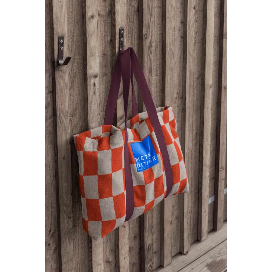 Mette Ditmer Retro Taske 64x45 cm, Dark Orange