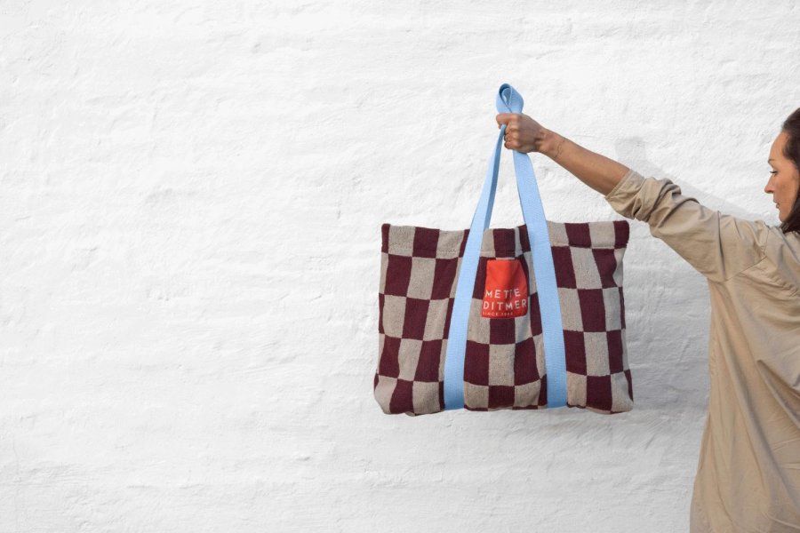 Mette Ditmer Retro Taske 64x45 cm, Wine