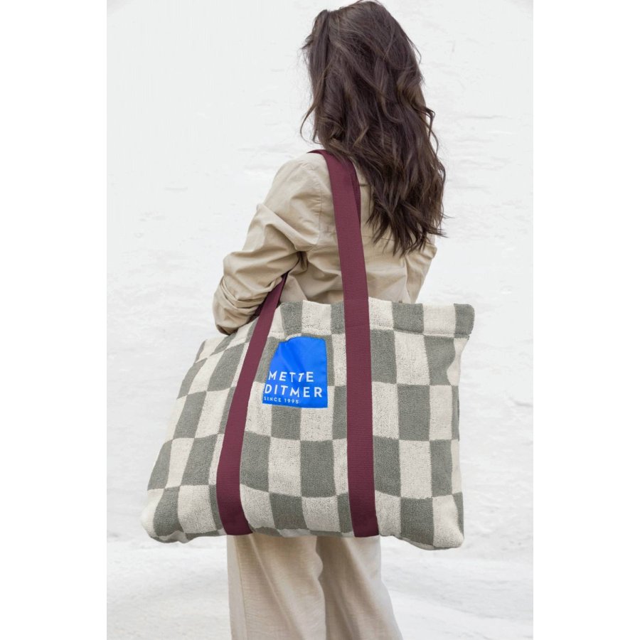 Mette Ditmer Retro Taske 64x45 cm, Sage Green