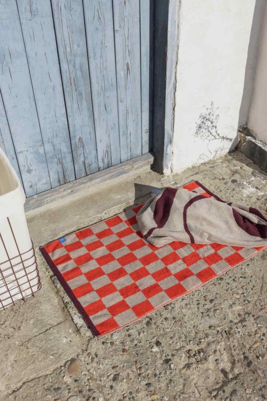 Mette Ditmer Retro Badem�tte 50x80 cm, Dark Orange